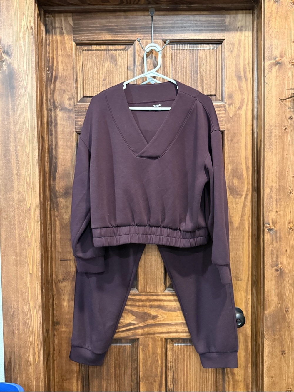 Dark purple old navy lounge set M top L bottom